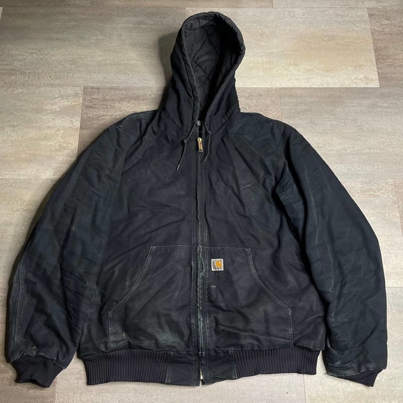 SOLD Carhartt Quilted Flannel Lined Active Jacket - Picture 1 of 4